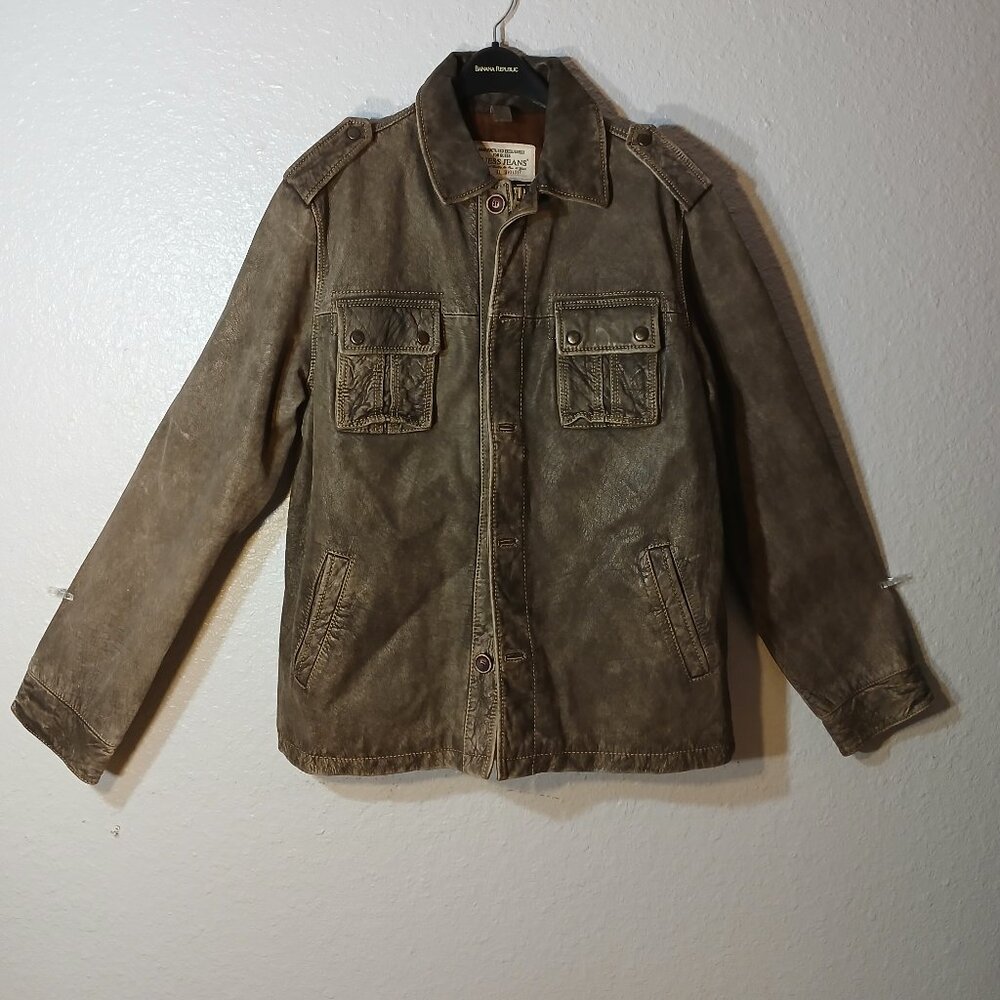 Guess Jeans Leather Jacket